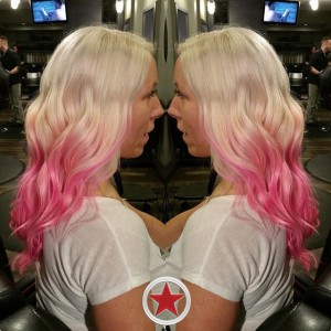 Pink Balayage by Jenna at Plan B kelowna Hair Salon