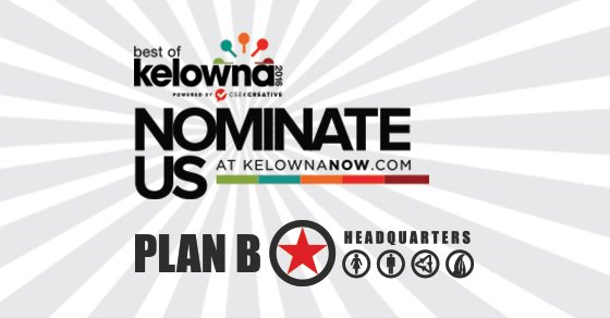 We’ve been nominated for Best of Kelowna 2016!