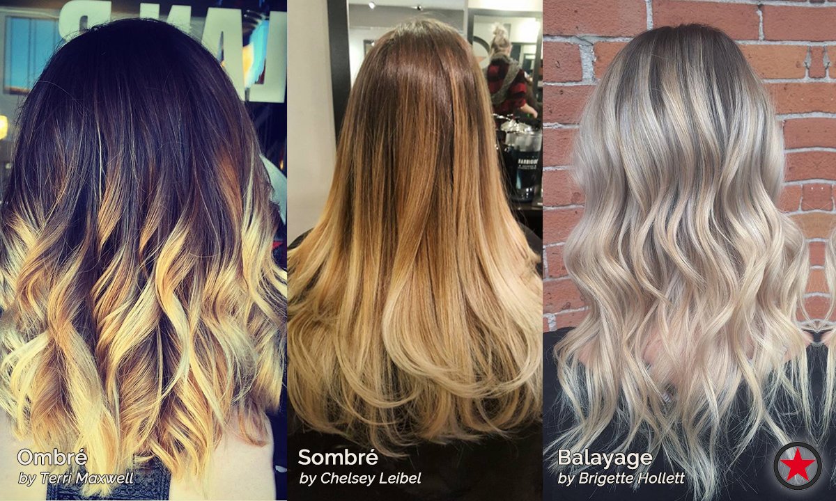 Plan B Kelowna hair salon | examples of ombre, sombre, and balayage hair colour