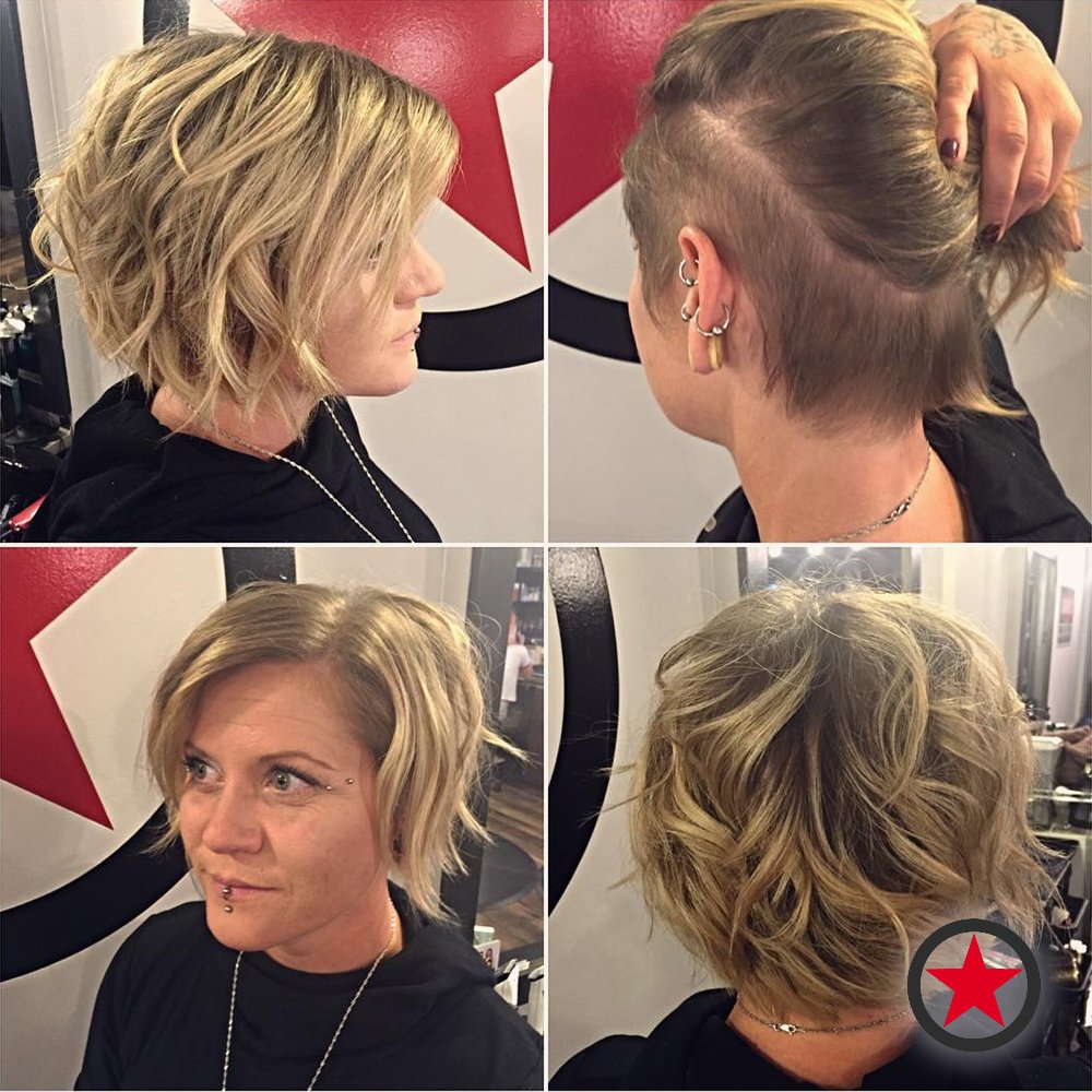 Plan B Kelowna hair salon | Short ladies hair cut by Courtney M