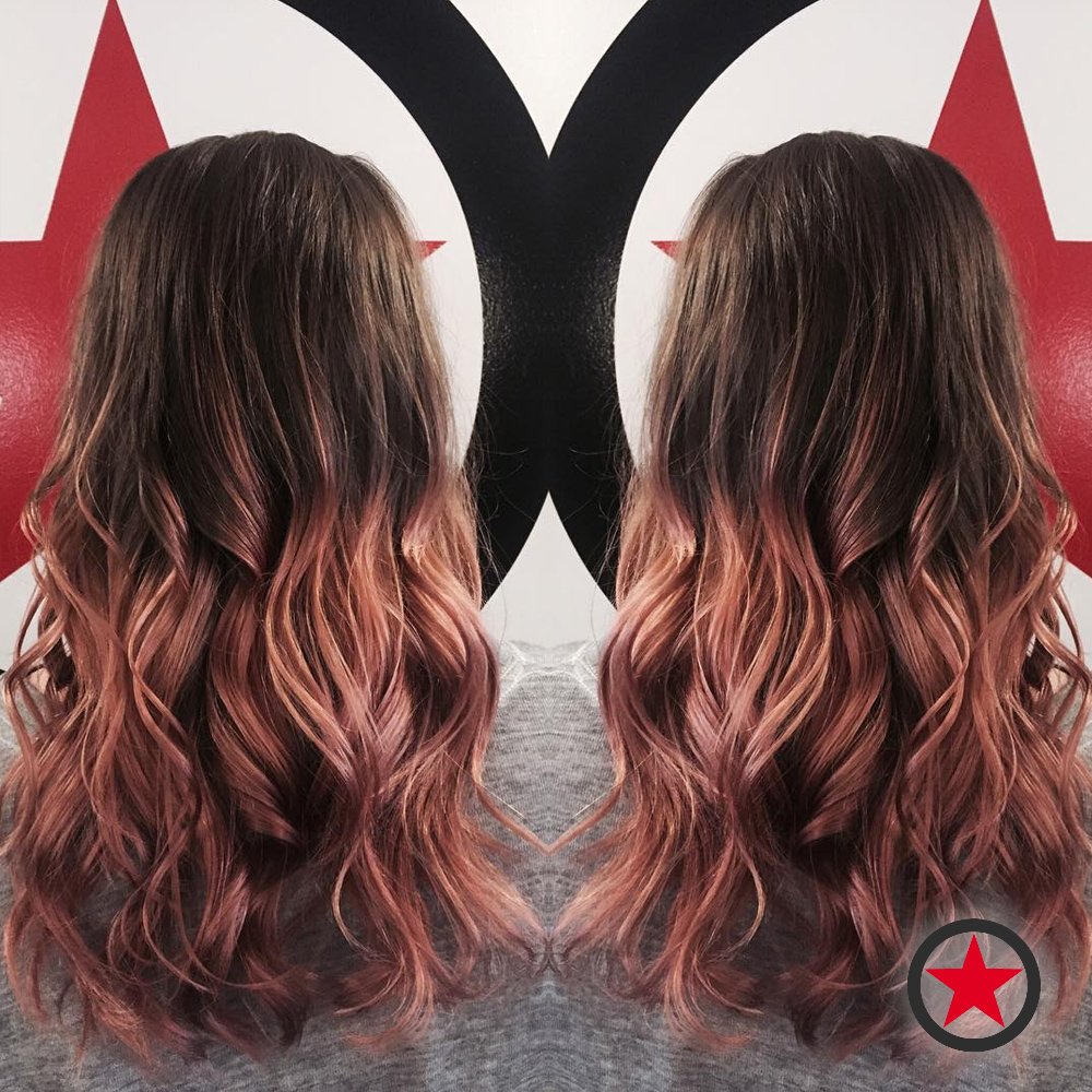 Plan B Kelowna Hair Salon | Rose gold ombre by Brigette